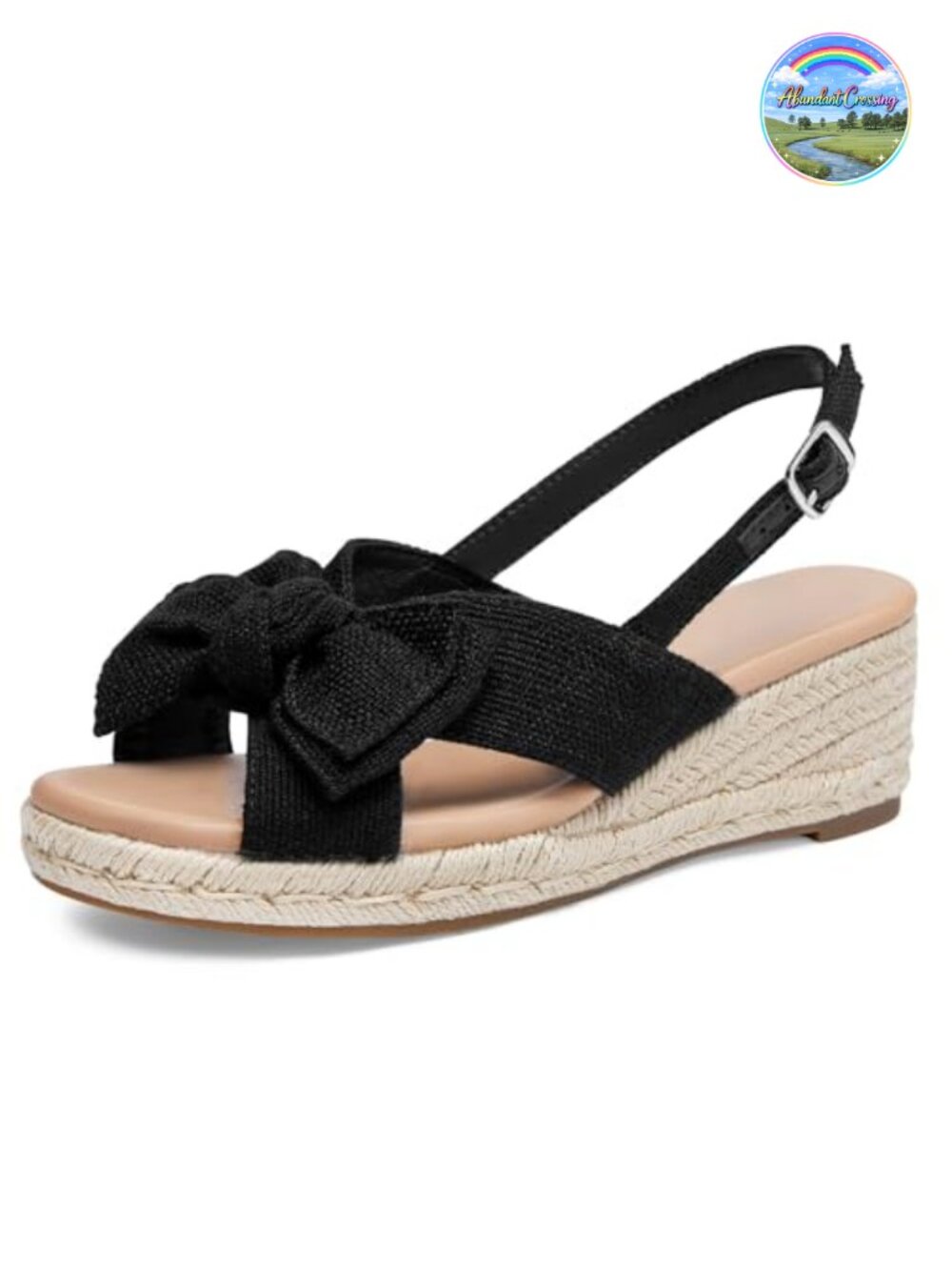 Raffia Platform Espadrille Sandals Metal Chain Slip On Open Toe Beach Slide